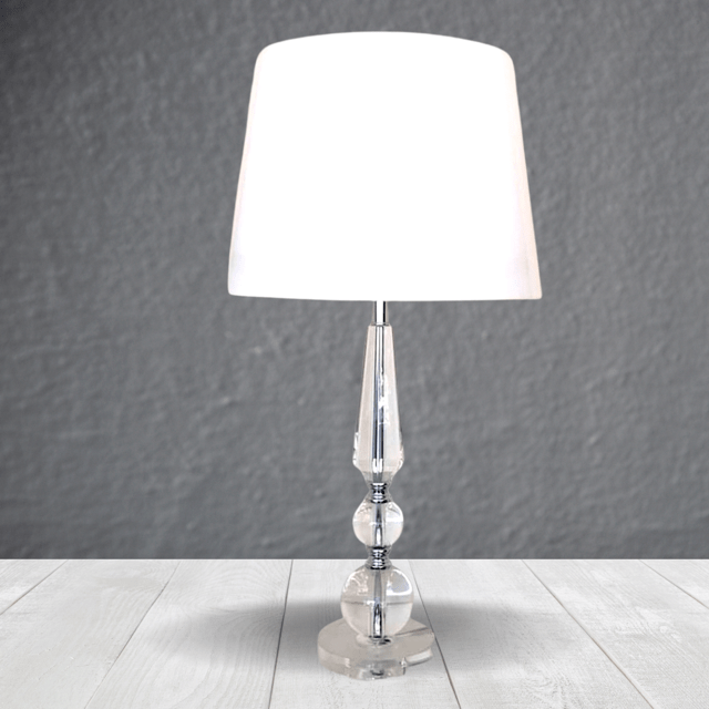 LÁMPARA DE CRISTAL ALARGADO DOS ESFERAS | Iluminación | Azohia Design