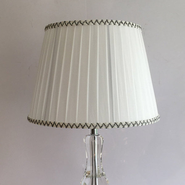 LÁMPARA DE CRISTAL CON DOS ESFERAS ALTO 68,5 CMS