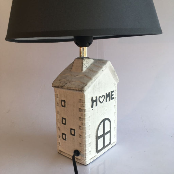 LÁMPARA CERÁMICA CASITA CUENTOS ALTO 40 CMS