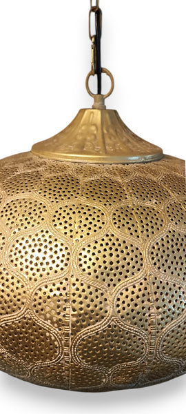 LÁMPARA DE COLGAR DORADAESTILO ÁRABE BOHO