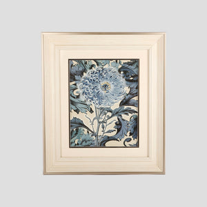 CUADRO LÁMINA FLOR CELESTE 1 ENMARCADO