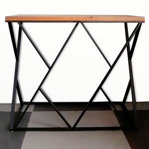 MESA AUXILIAR DE HIERRO Y MADERA