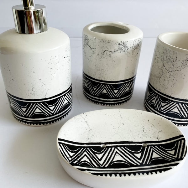 SET BAÑO PRAGA 4 PIEZAS LINEAL