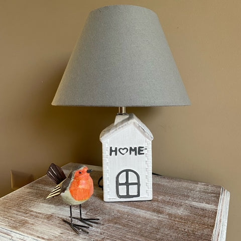 LÁMPARA CERÁMICA CASITA CUENTOS ALTO 40 CMS